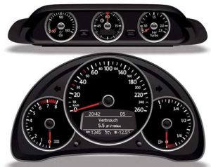 VW Beetle Instrument Cluster Faults