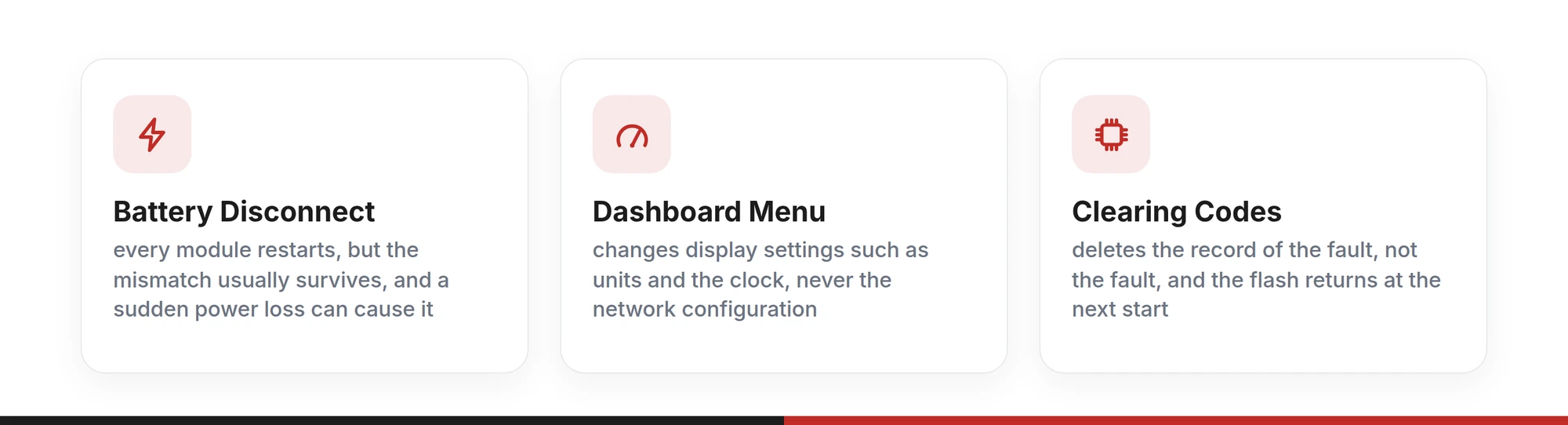 Three quick resets for a flashing Fiat 500 mileage and why none holds: a battery disconnect restarts the modules, the dashboard menu only changes display settings, and clearing codes deletes the record, not the fault